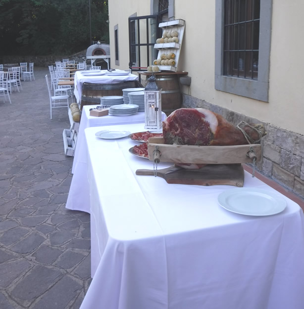 prosciutto crudo toscano Villa Vecchia  galleria fotografica ristorante firenze